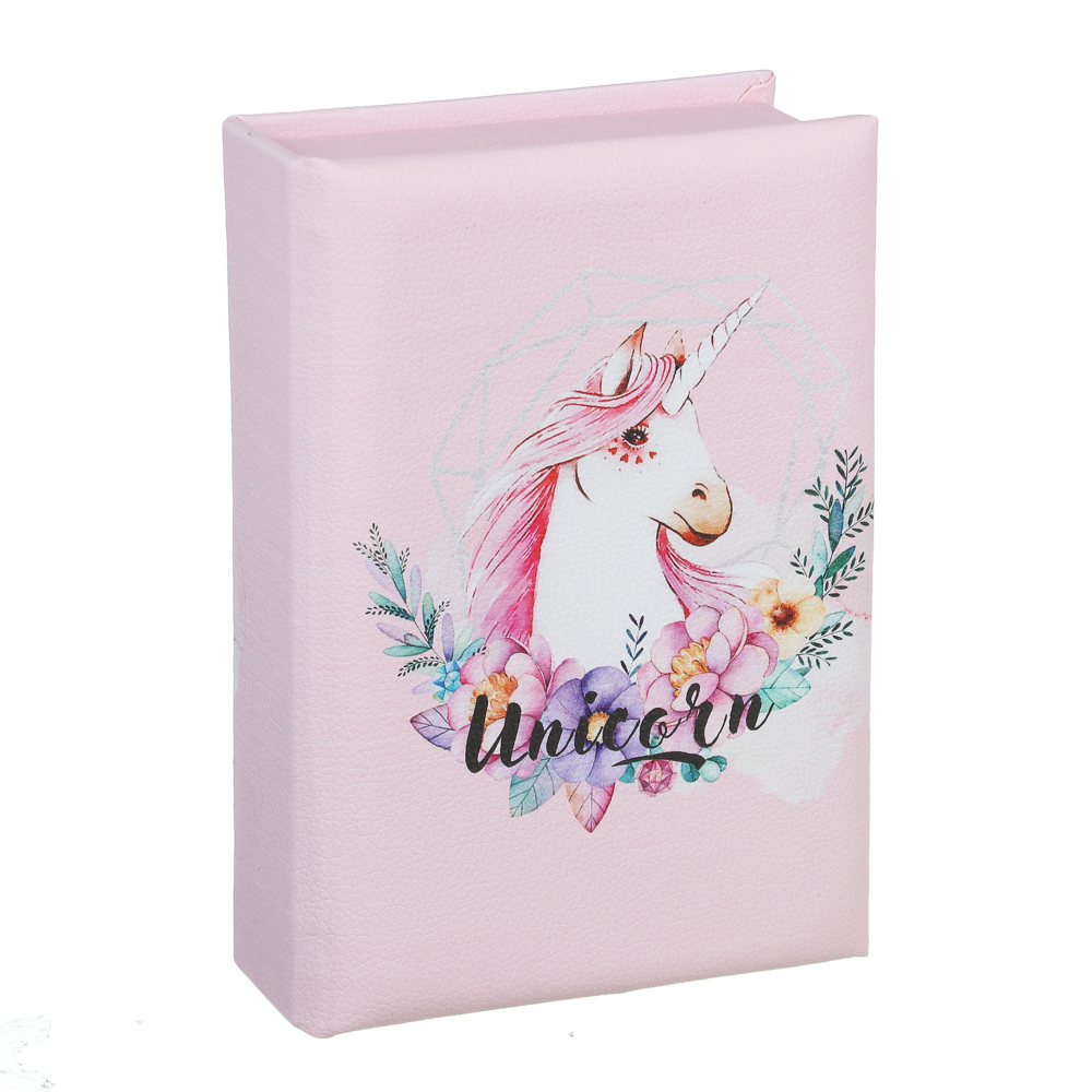 Шкатулка для украшений с зеркалом и отделениями, 13х19,5х5,5 см, полиэстер, 4 дизайна, арт.№ 504-640
