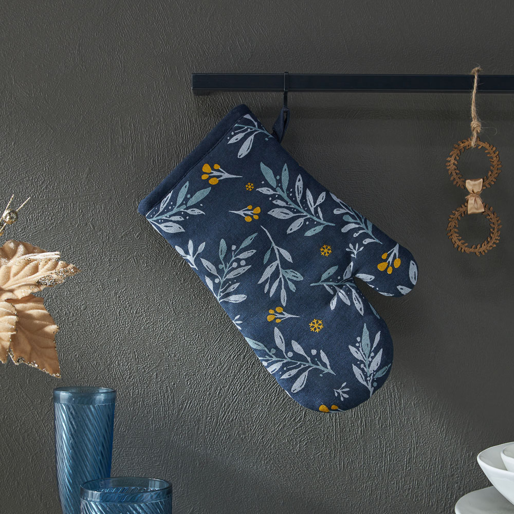 PROVANCE Ноэль Прихватка-варежка, 100% хлопок, 18х29см, синий, арт.№ 492-152