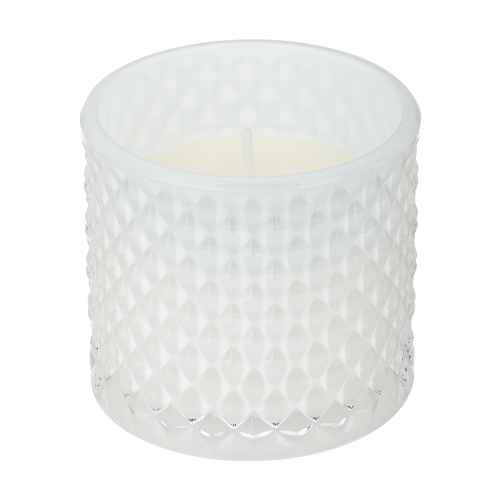 NEW GALAXY Свеча ароматизированная Blaсk&White 160гр. wood sage, white flower, bluebell, pear, арт.№ 778-166