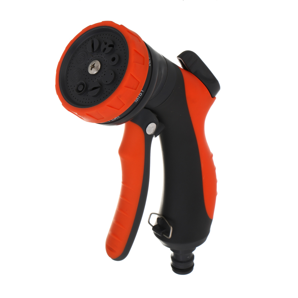 INBLOOM Набор садовый для полива (пистолет 8 реж- 1шт., 1/2" коннектор 2шт., 1/2"-3/4" штуцер-1шт.),, арт.№ 161-021