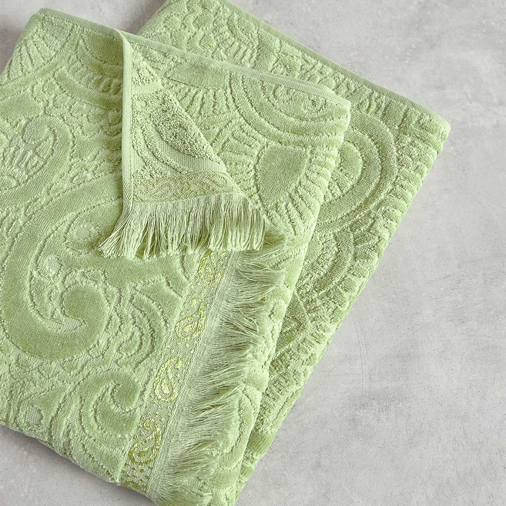 PROVANCE Эвкалипт Полотенце махровое, 100% хлопок, 30х50см, 450гр/м, зеленый, арт.№ 484-158