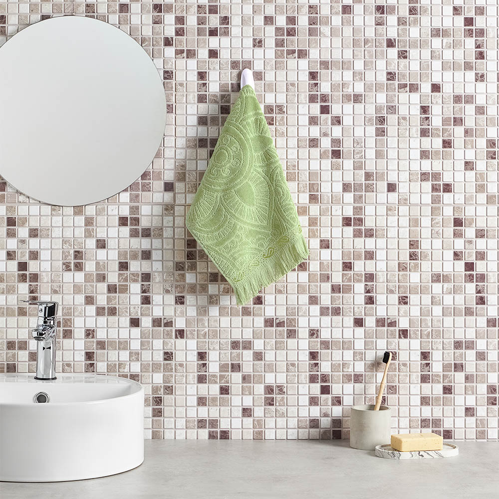 PROVANCE Эвкалипт Полотенце махровое, 100% хлопок, 30х50см, 450гр/м, зеленый, арт.№ 484-158