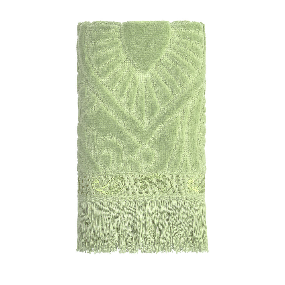 PROVANCE Эвкалипт Полотенце махровое, 100% хлопок, 30х50см, 450гр/м, зеленый, арт.№ 484-158