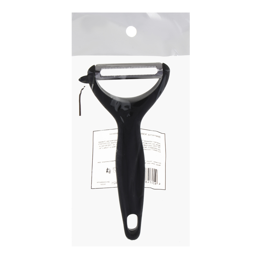 Овощечистка, 14,5х6 см, нержавеющая сталь, полипропилен, арт.№ 882-421