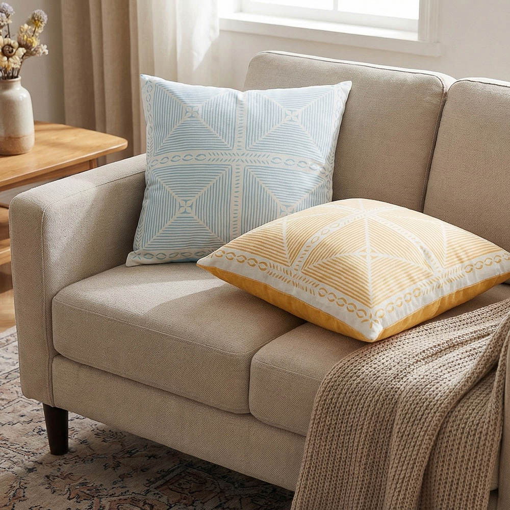 Подушка декоративная тм PROVANCE Орра 40х40см, 100% полиэстер, 2 дизайна, арт.№ 486-232