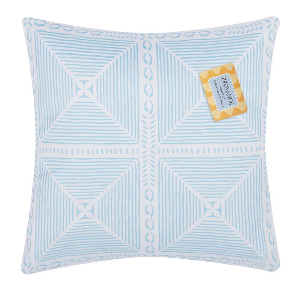 Подушка декоративная тм PROVANCE Орра 40х40см, 100% полиэстер, 2 дизайна, арт.№ 486-232